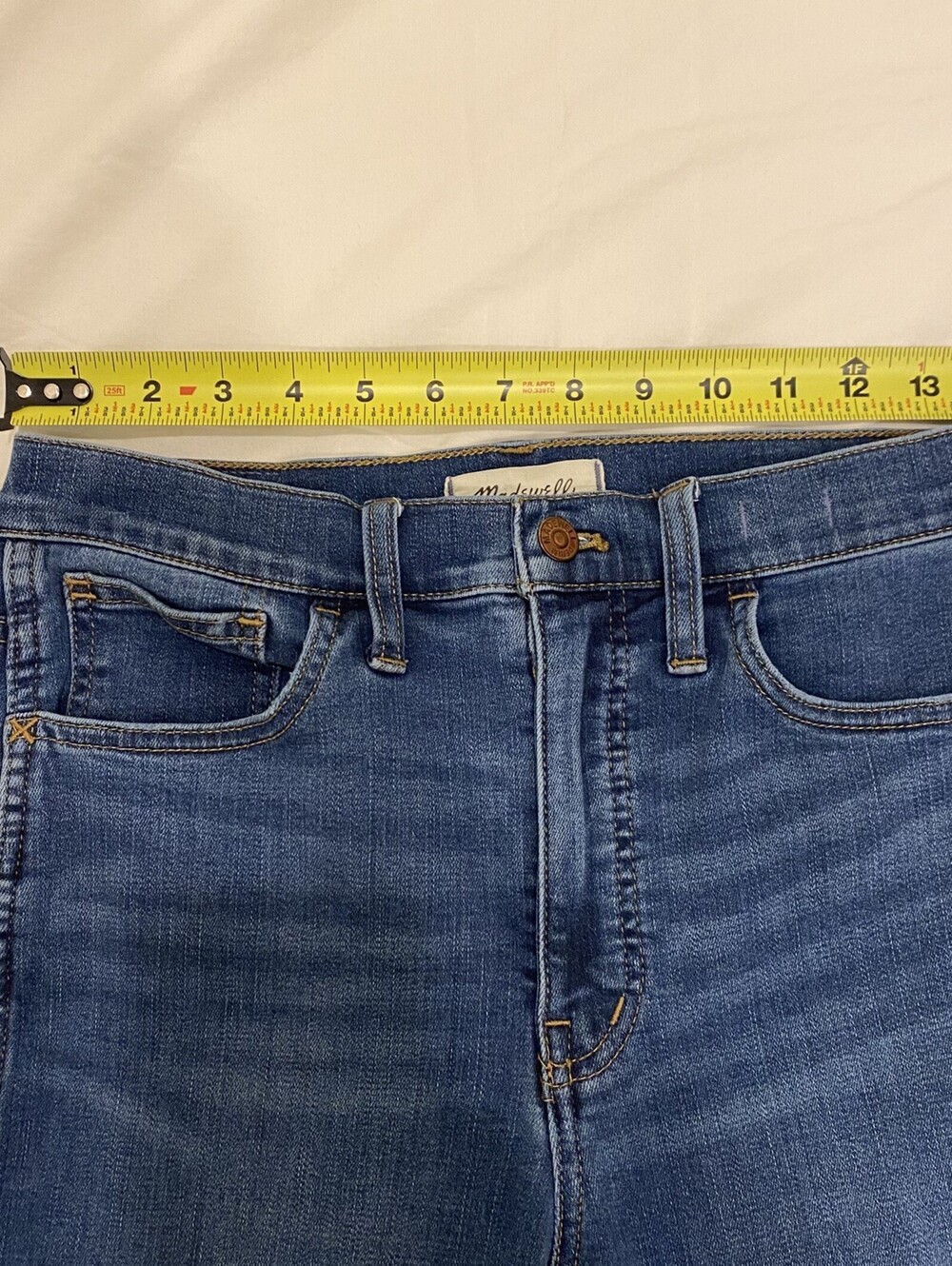 Madewell Women's Jeans Size 31 10" High Rise Skinny - Picture 4 of 9